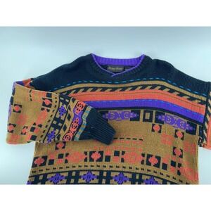 Vintage 90s Michael Gerald Pullover Sweater Men's Size Large L 100% Acrylic